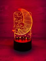 Lade das Bild in den Galerie-Viewer, Träum Süß! Bärchen personalisierte LED Nachtlampe mit Wunschname aus Acryl, Valentinstag, Nachttischlampe, Jahrestag, Geburt, Taufgeschenk
